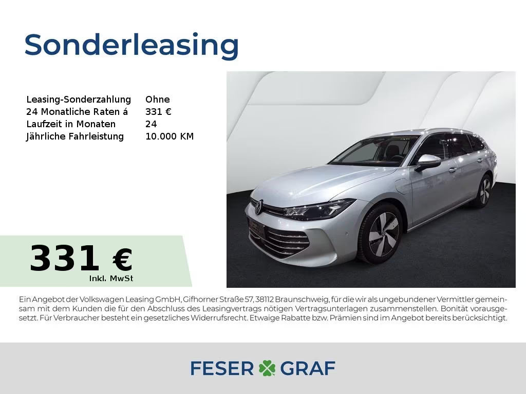 Volkswagen Passat Business eHybrid 1.5 TSI