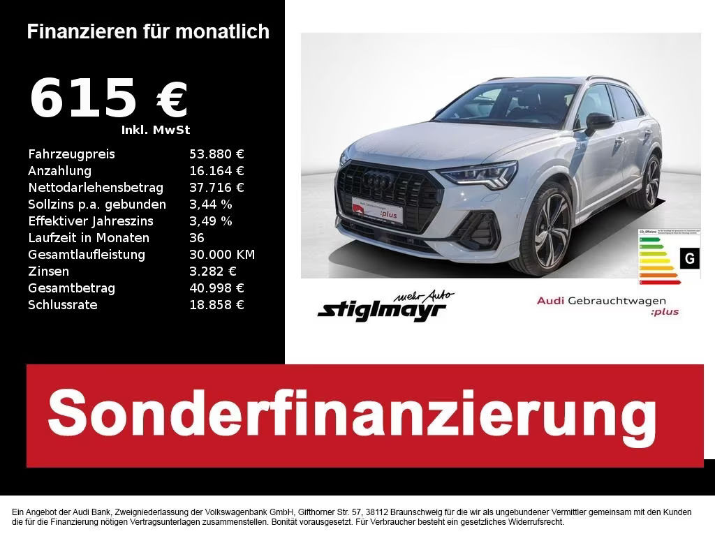 Audi Q3 Quattro S-Line 45 TFSI