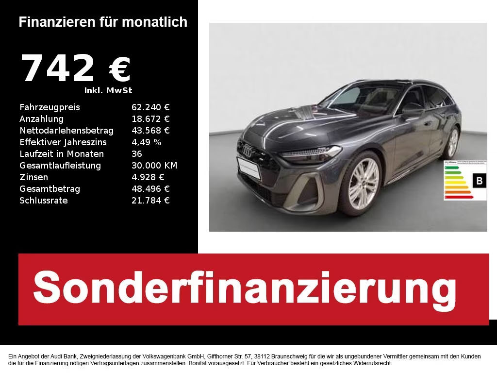 Audi A5 Avant Quattro S-Line Hybride