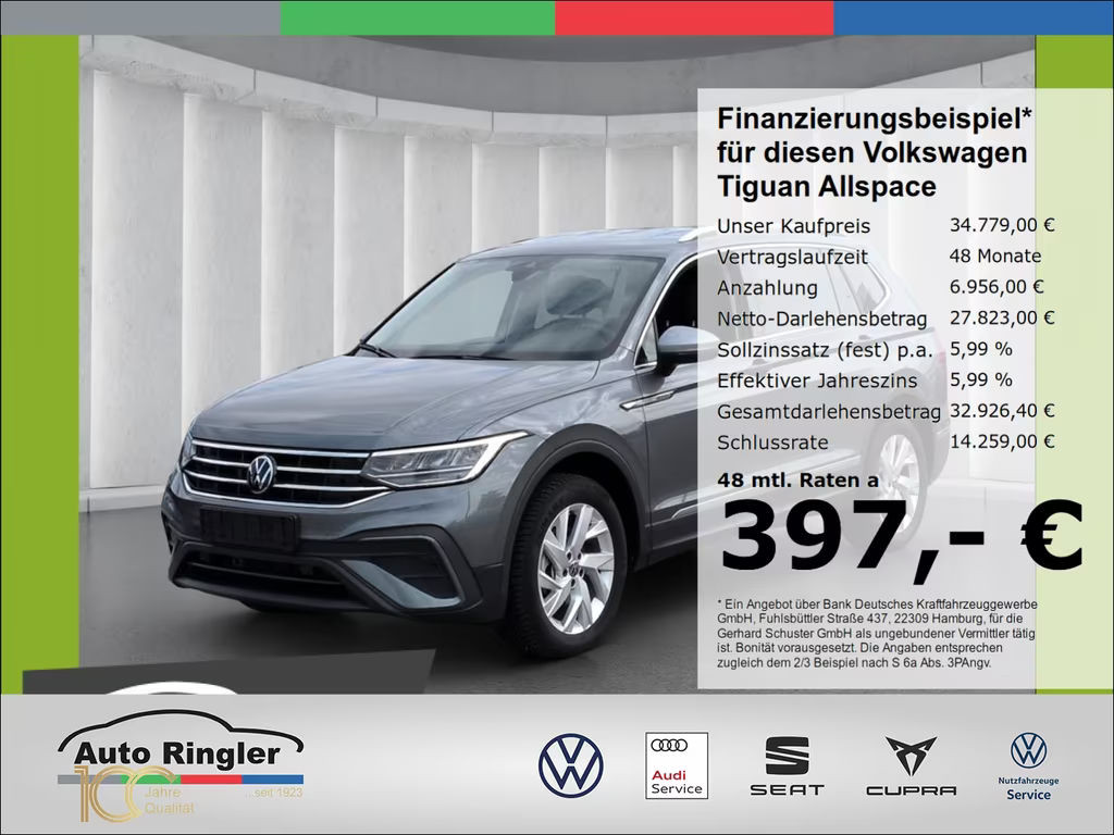 Volkswagen Tiguan DSG Life Allspace 2.0 TDI