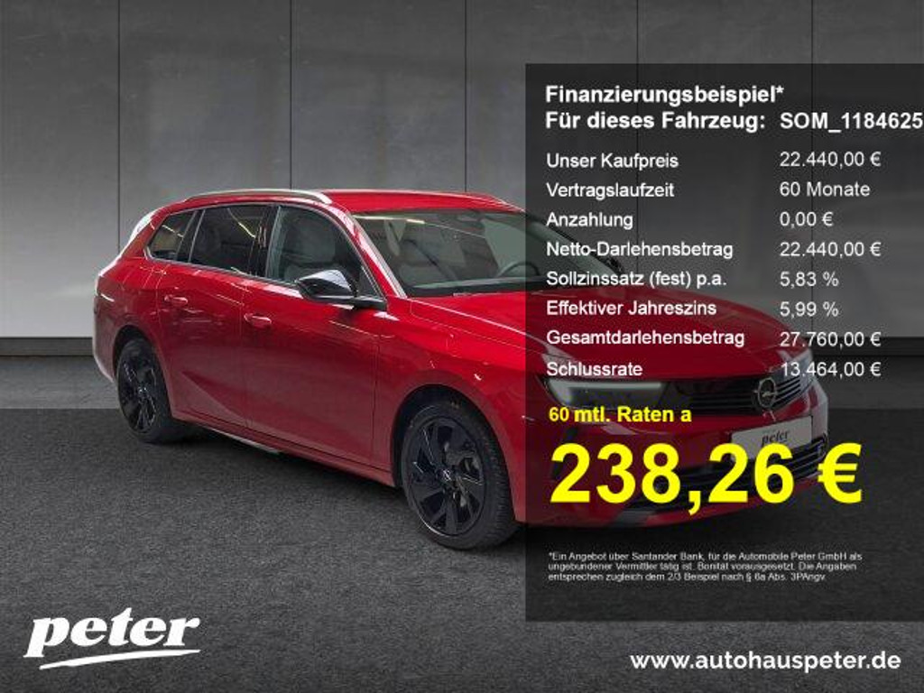 Opel Astra Sports Tourer 1.2 Turbo Elegance Turbo