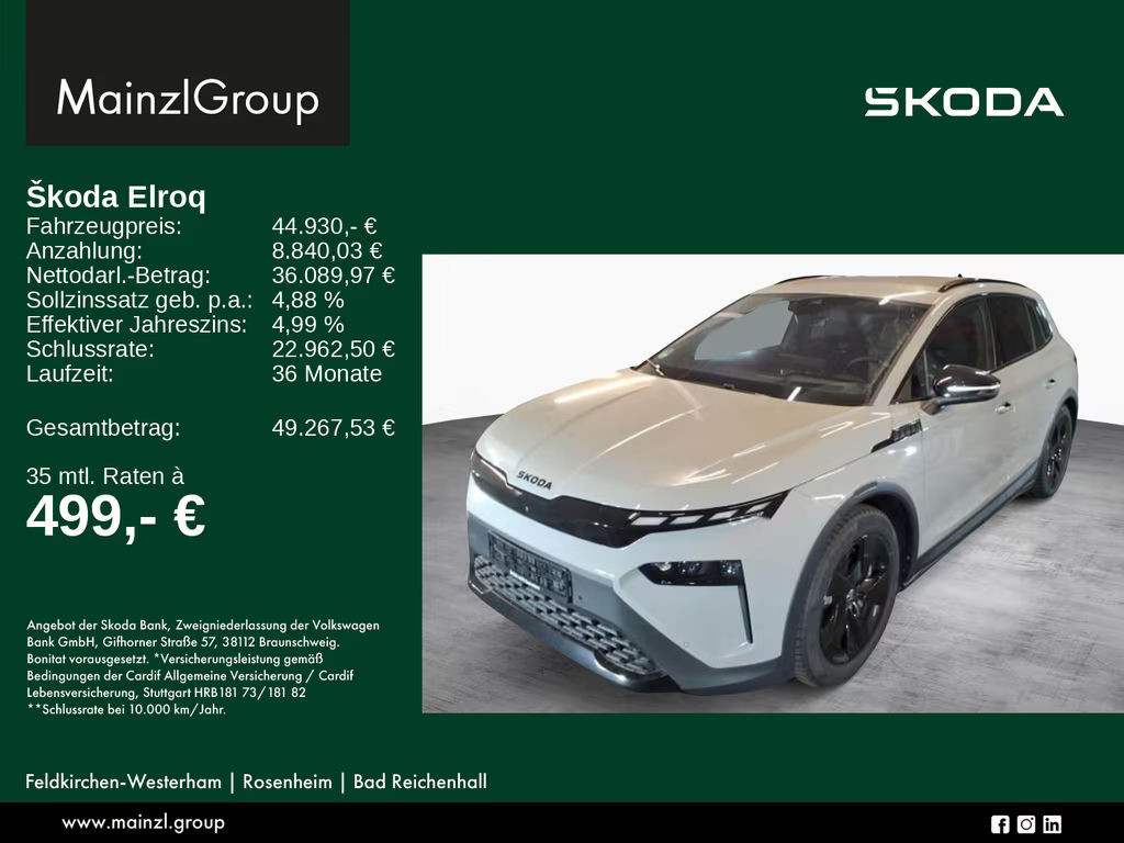 Skoda Elroq Sportline 85
