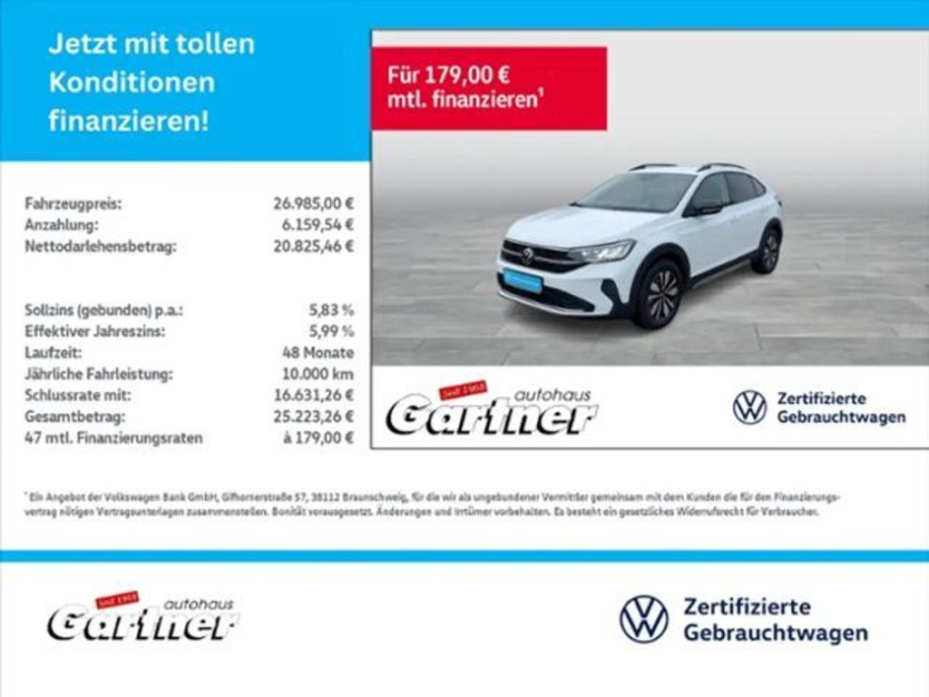 Volkswagen Taigo DSG 1.0 TSI