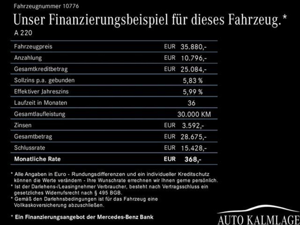 Mercedes-Benz A-Klasse