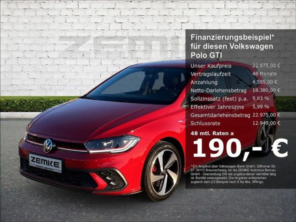 Volkswagen Polo DSG GTI 2.0 TSI