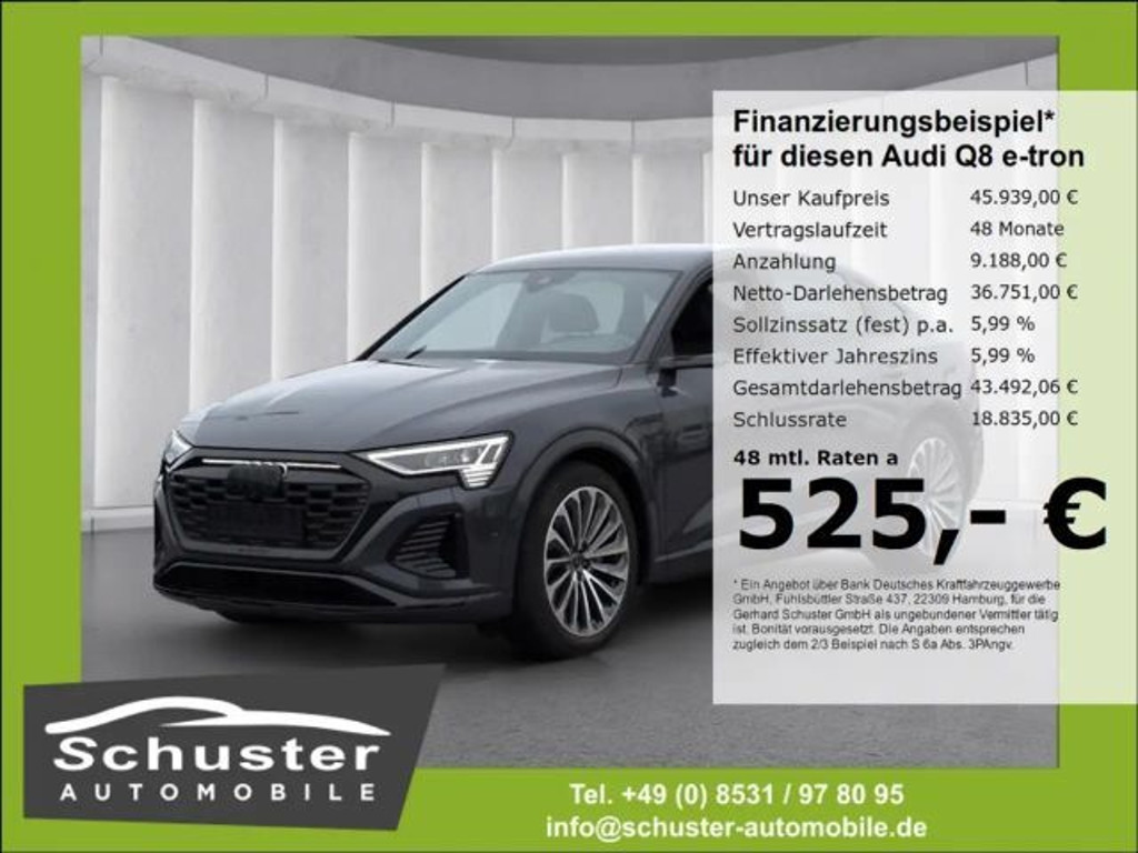 Audi Q8 e-tron Sportback Quattro S-Line 50