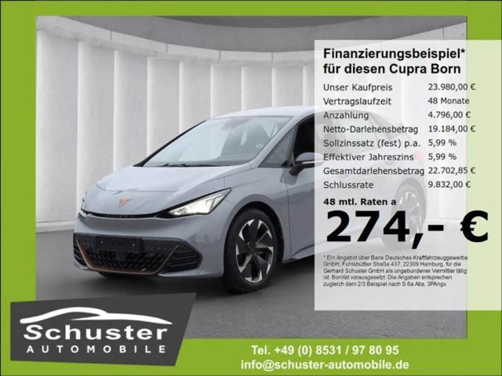 Cupra Born 204PS*LED 19*Alu Full-Link PDCv+h heizb.Lkr