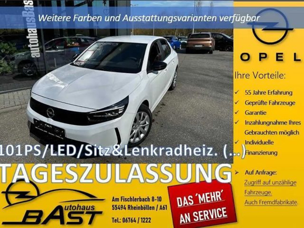 Opel Corsa F 2025 101PS 6-MT Sitzheiz.Lenkr.Heiz. Touchscree