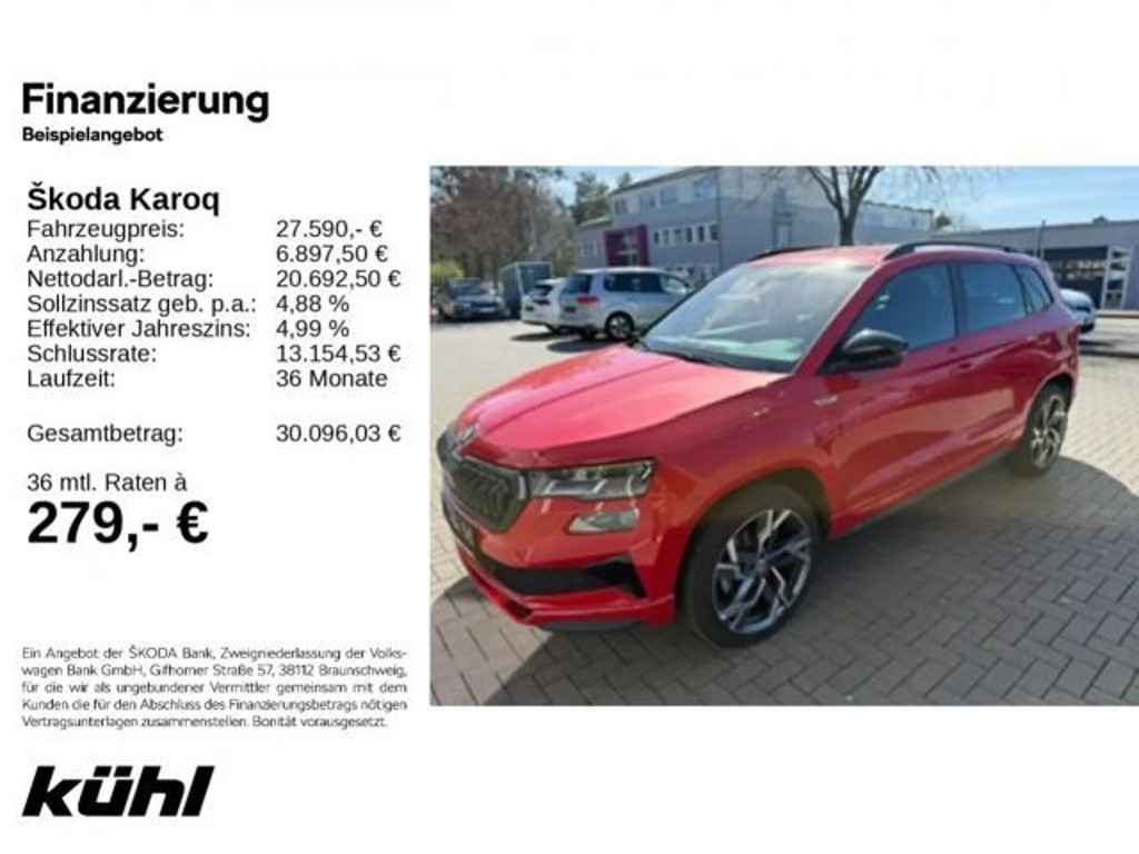 Skoda Karoq 4x4 Sportline 2.0 TSI
