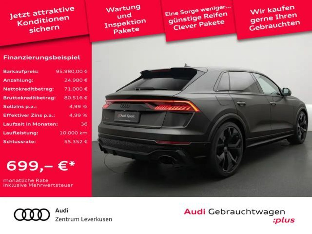 Audi RS Q8 305 KMH MATRIX LUFT KERAMIK CARBON RAUT