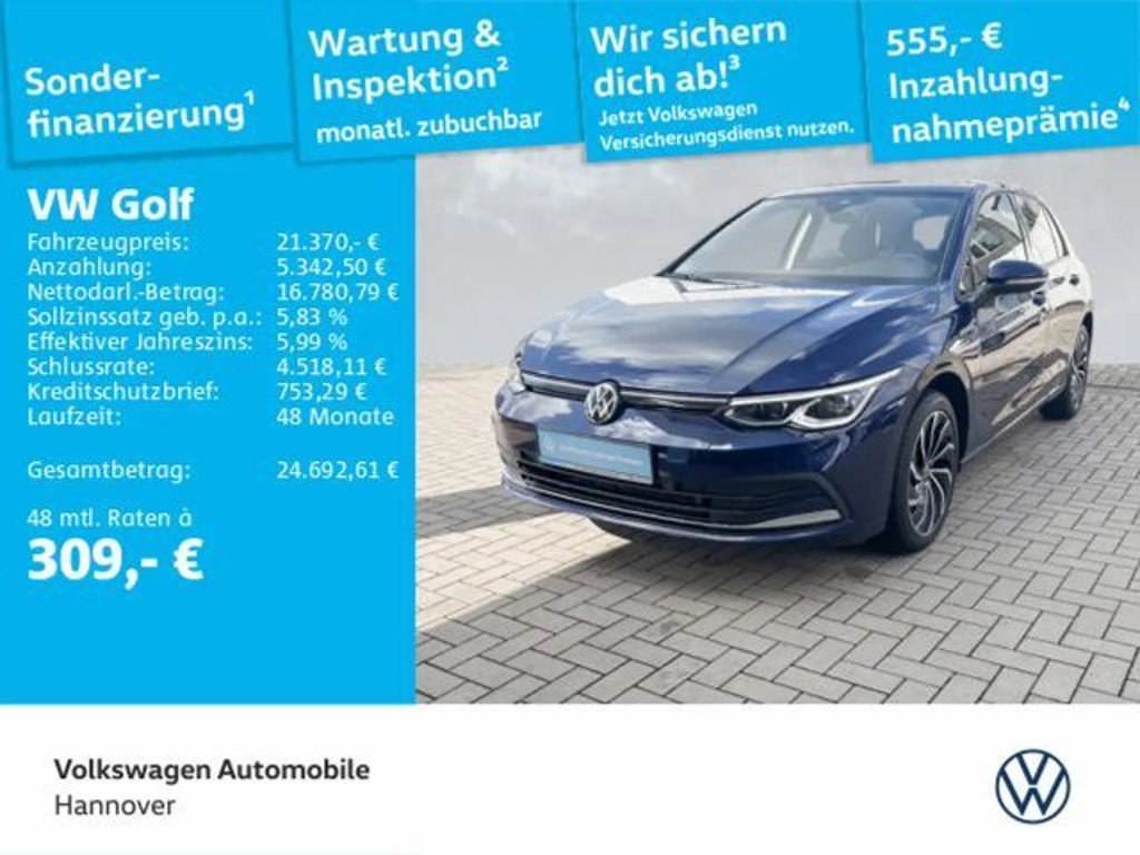 Volkswagen Golf DSG Golf VIII 2.0 TDI
