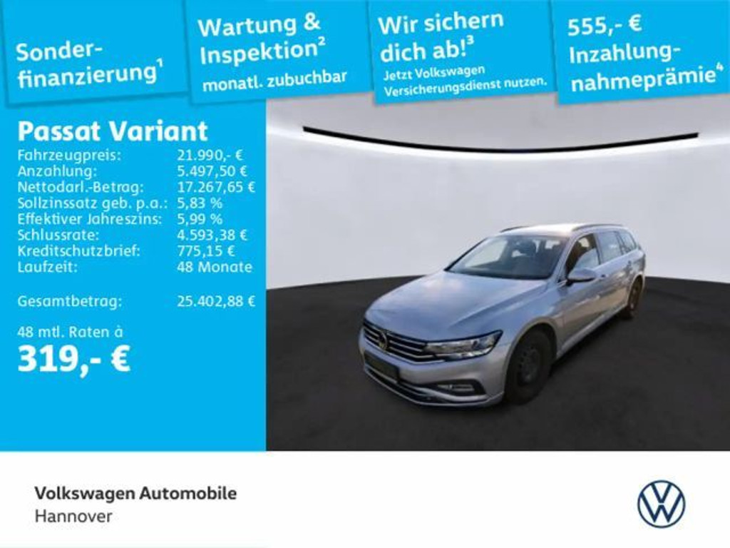 Volkswagen Passat Business DSG Variant 2.0 TDI