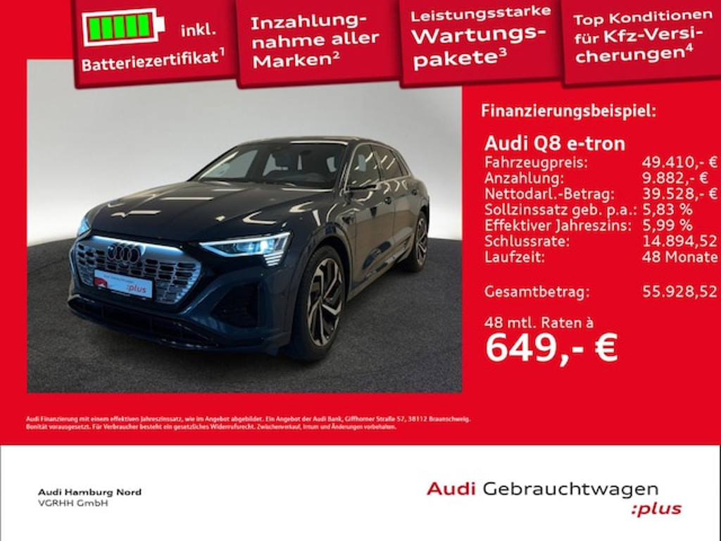 Audi Q8 e-tron Quattro S-Line 55