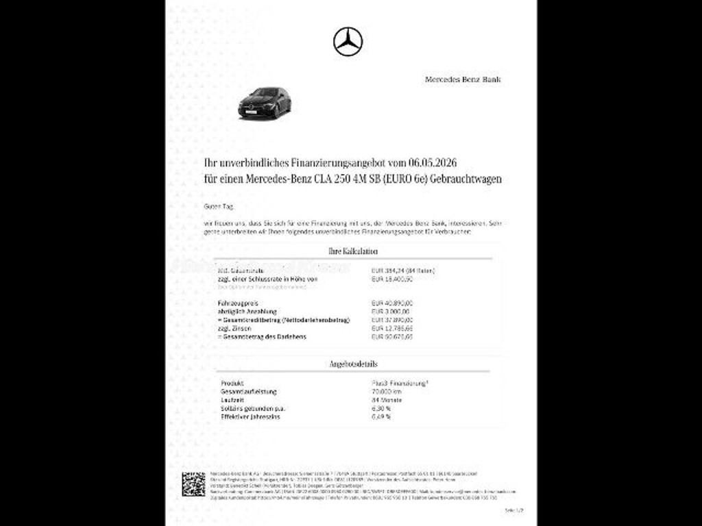 Mercedes-Benz CLA-Klasse