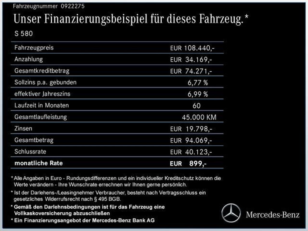 Mercedes-Benz S-Klasse