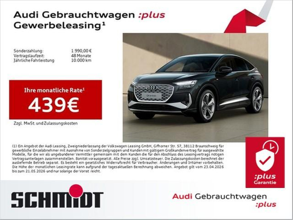 Audi Q4 e-tron Sportback Quattro S-Line