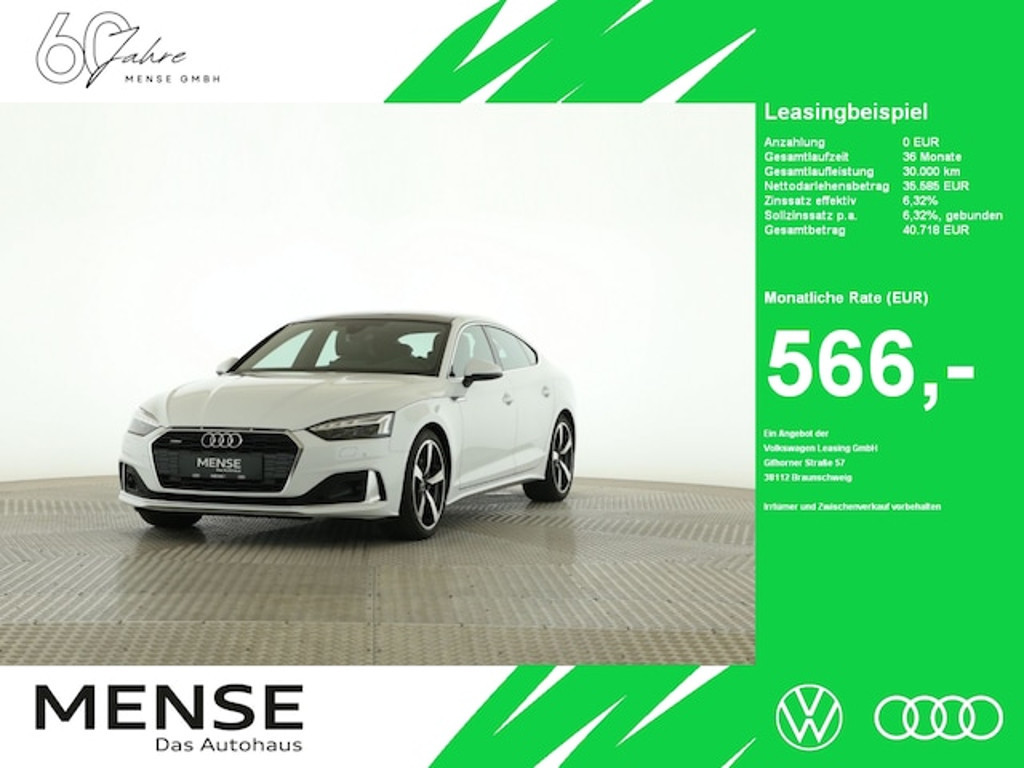 Audi A5 Sportback Quattro S-Tronic 40 TDI