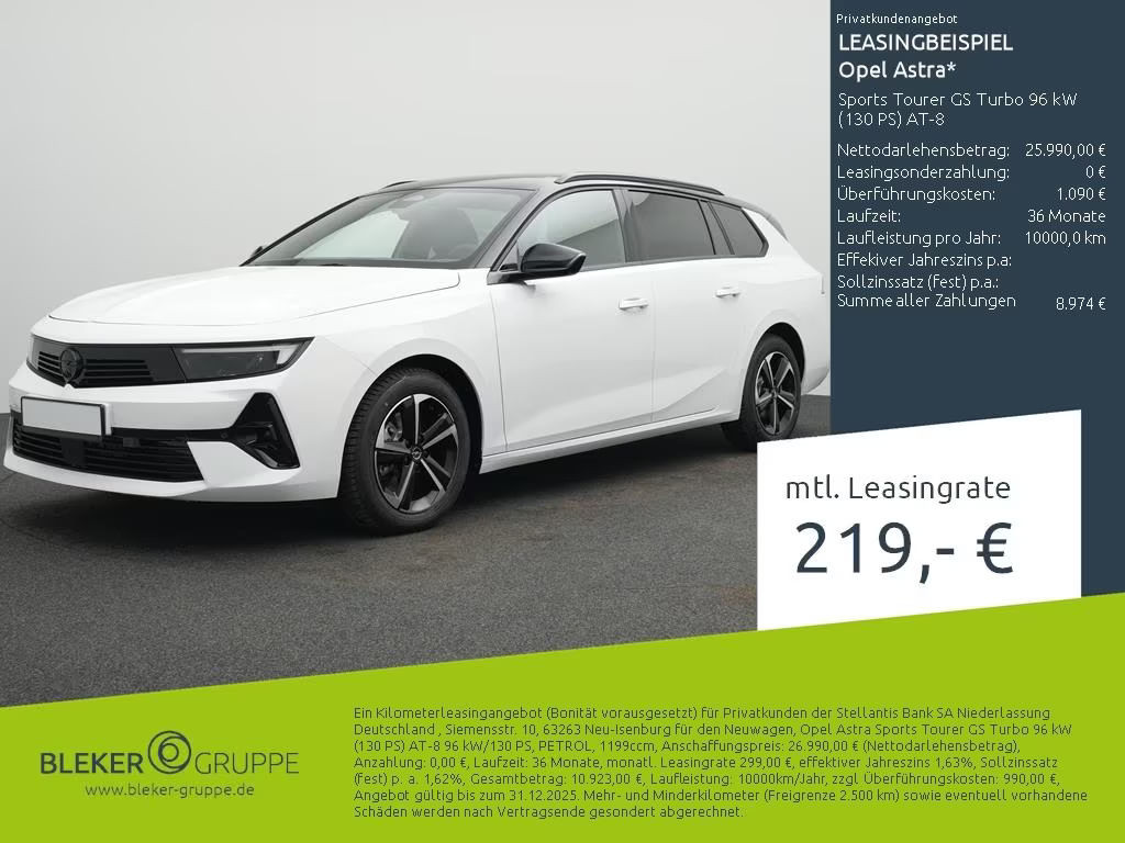 Opel Astra Sports Tourer Grand Sport Turbo GS-Line