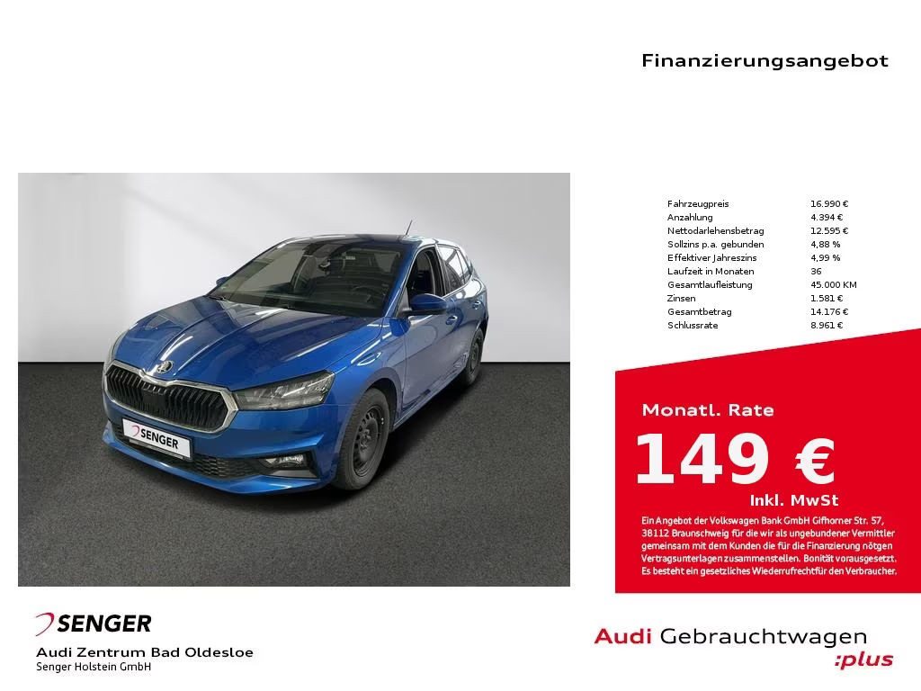 Skoda Fabia Ambition 1.0 TSI