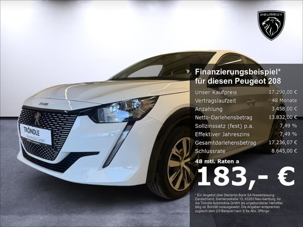 Peugeot e-208 Active Pack
