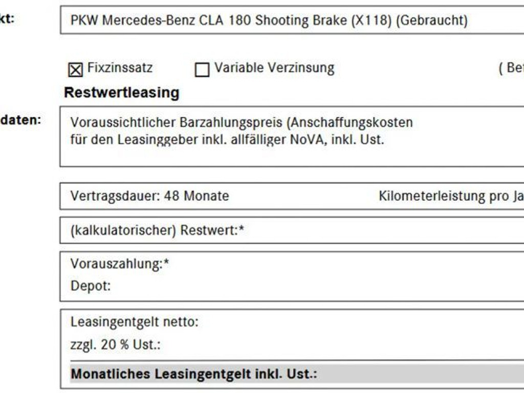 Mercedes-Benz CLA-Klasse