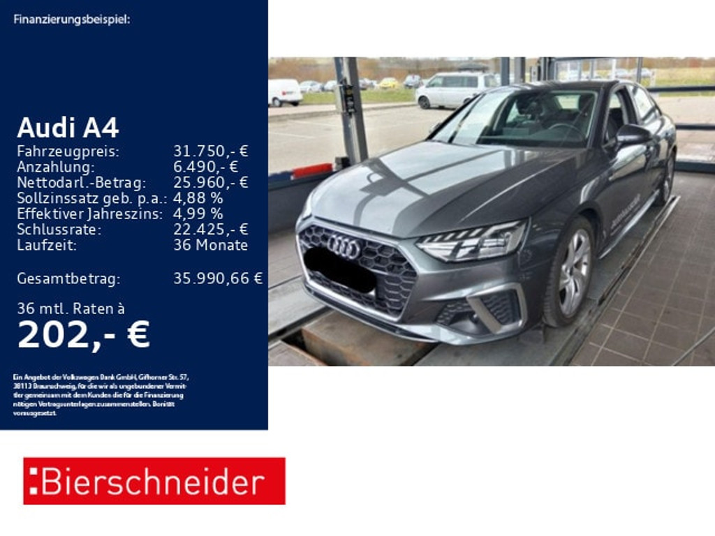 Audi A4 Sedan S-Line S-Tronic 35 TFSI