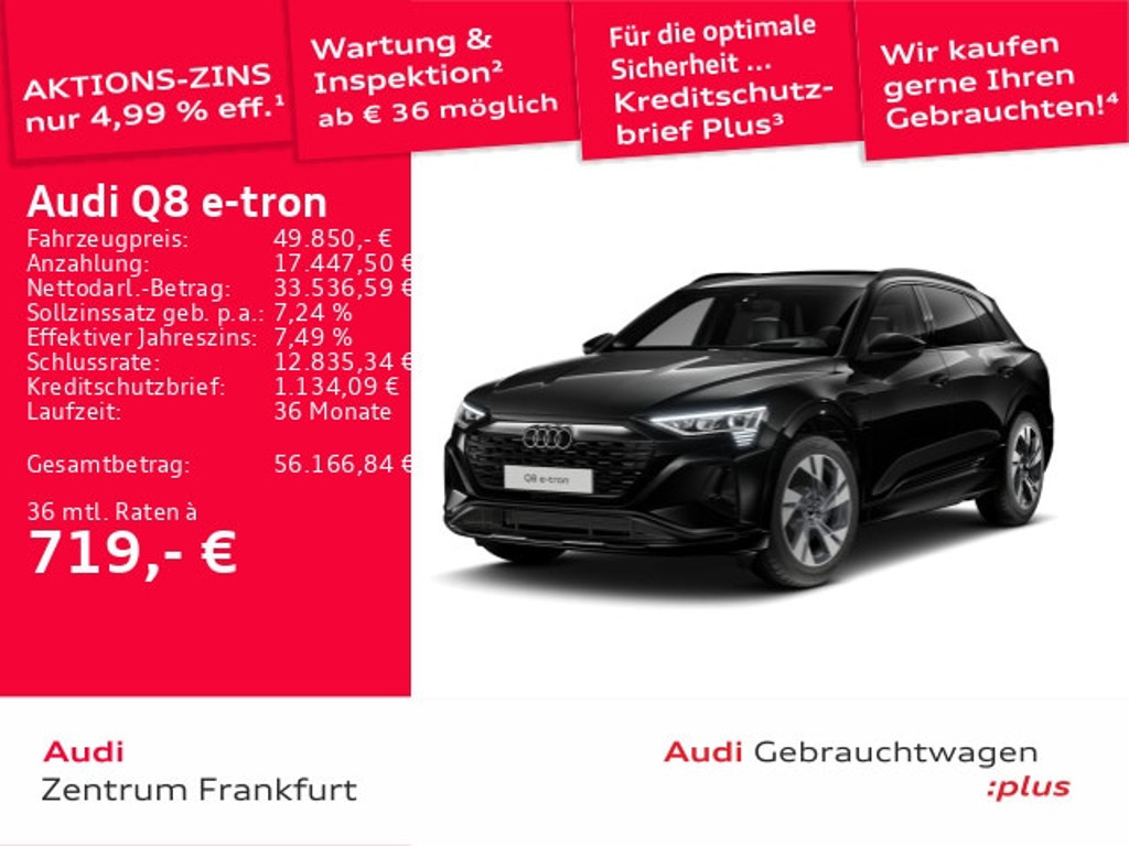 Audi Q8 e-tron Quattro 50