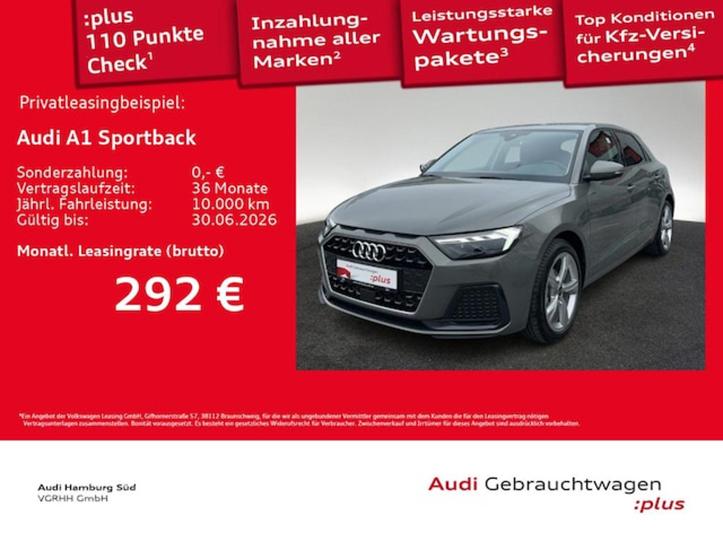 Audi A1 Sportback S-Tronic 25 TFSI