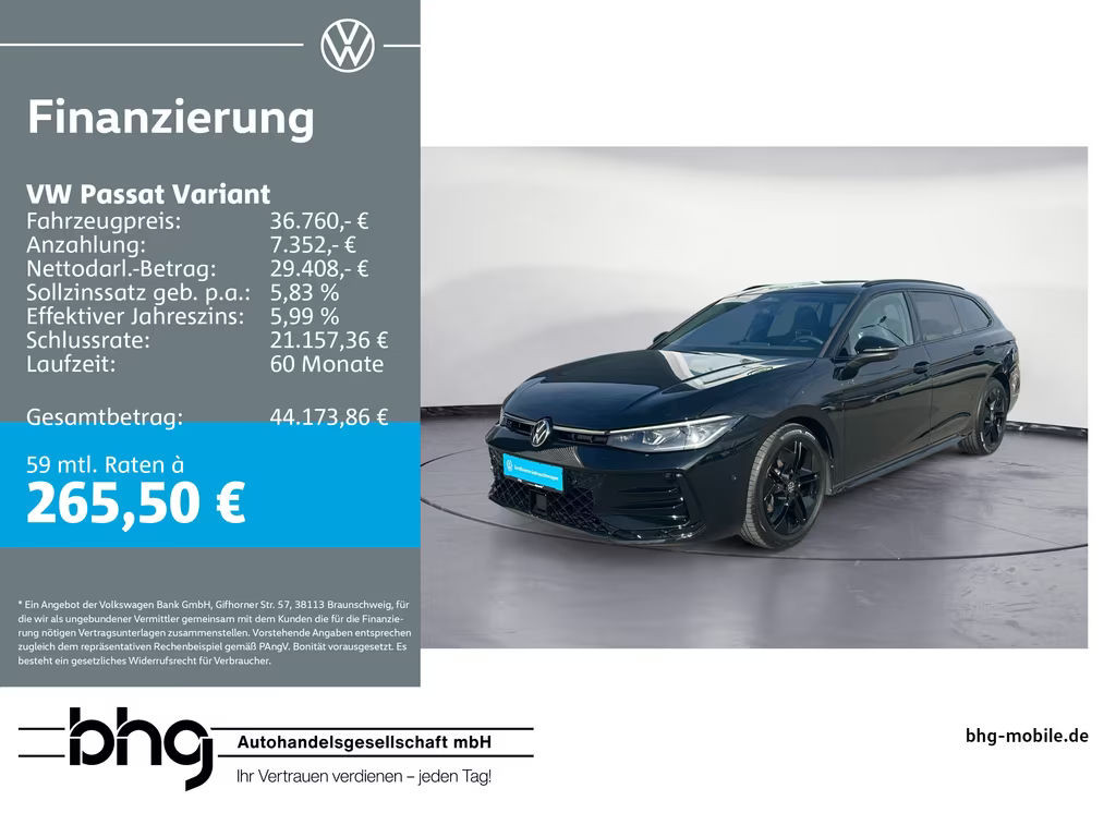 Volkswagen Passat DSG Variant R-Line 2.0 TDI