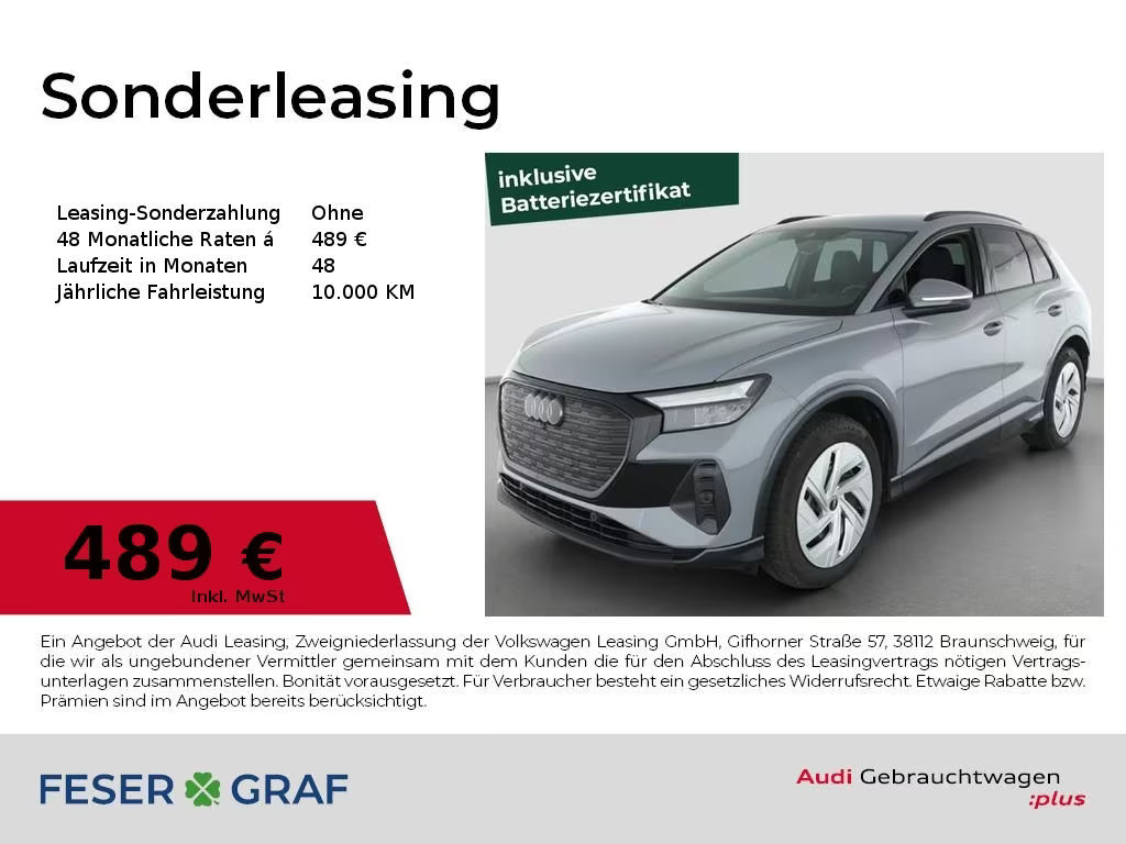 Audi Q4 e-tron 45 PDC+/GRA/SHZ/Navi+