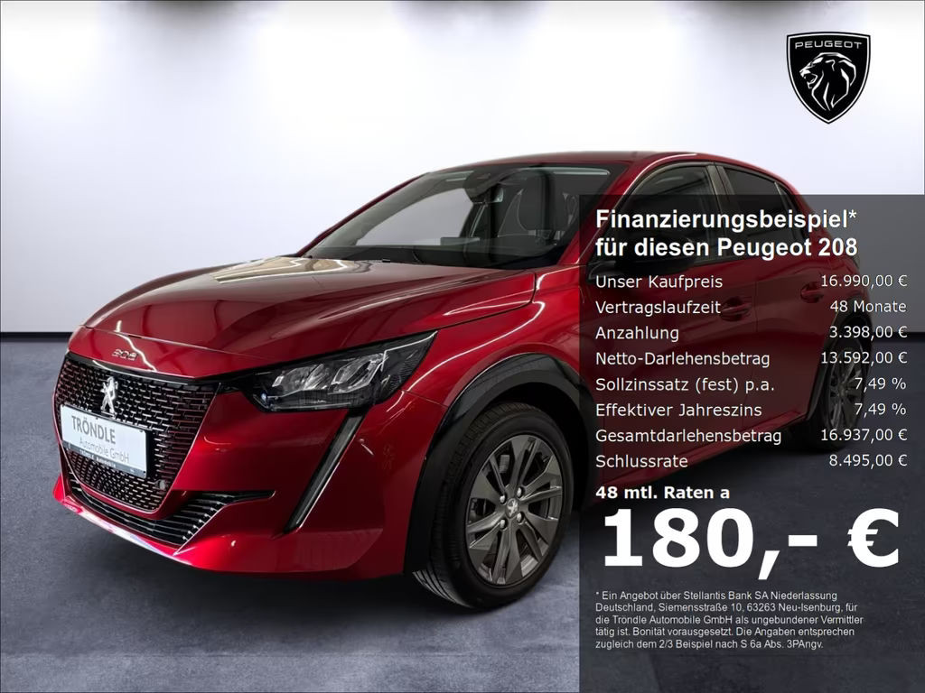 Peugeot e-208 Active Pack
