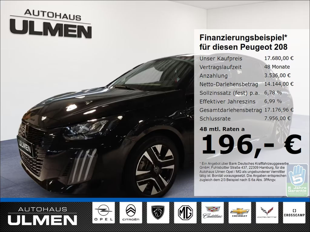 Peugeot 208 Allure Pack