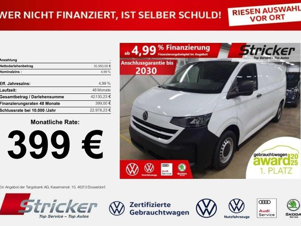 Volkswagen Transporter 2.0 TDI Lang T7