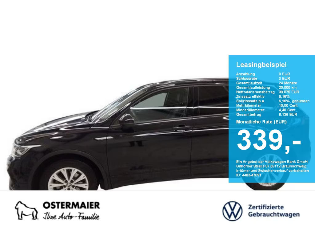 Volkswagen Tiguan R-Line 2.0 TDI