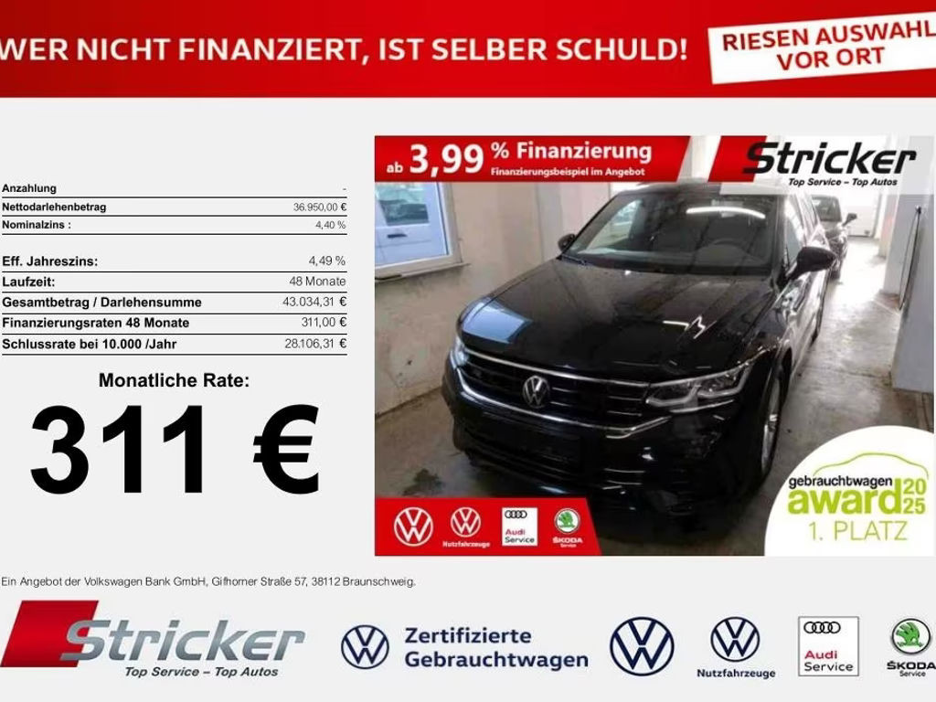 Volkswagen Tiguan DSG Style R-Line 2.0 TDI