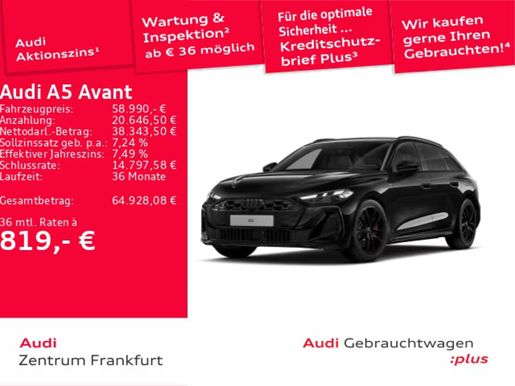 Audi A5 Avant Quattro S-Line S-Tronic Hybride