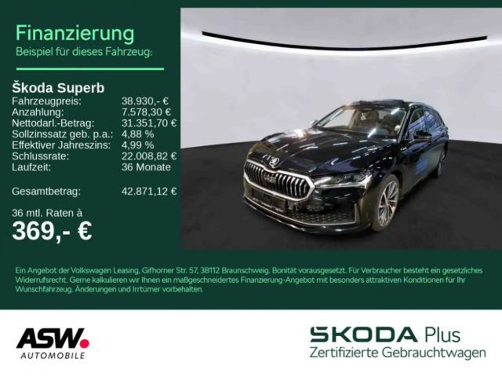 Skoda Superb Combi 2.0 TDI