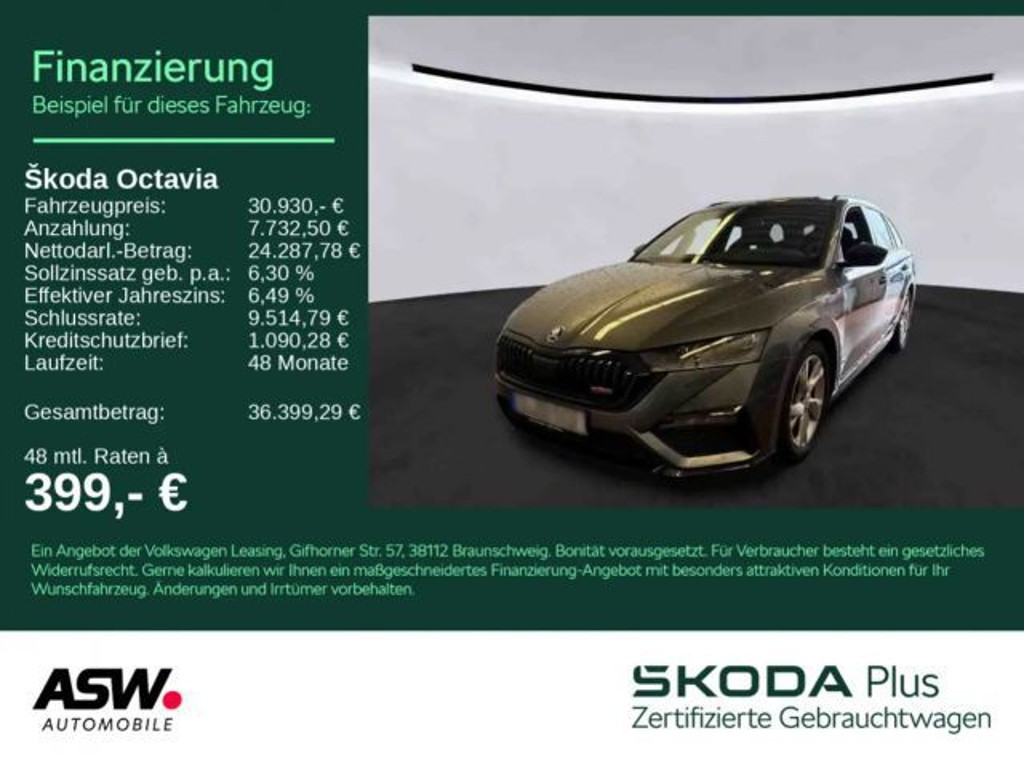 Skoda Octavia Combi RS 2.0 TDI