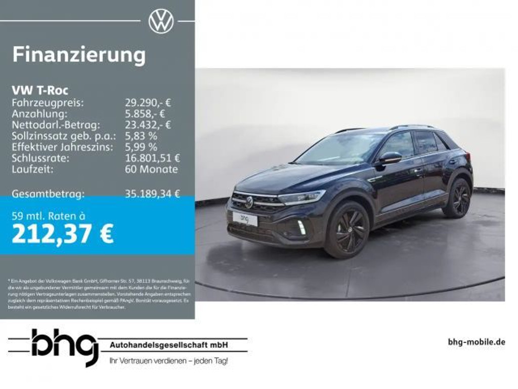 Volkswagen T-Roc DSG R-Line 1.5 TSI