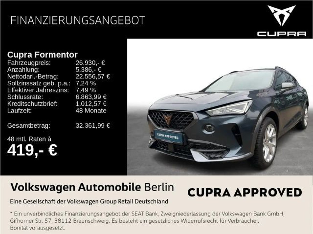 Cupra Formentor 1.5 TSI DSG