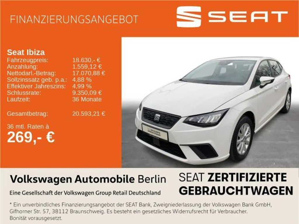 Seat Ibiza Style 1.0 TSI DSG
