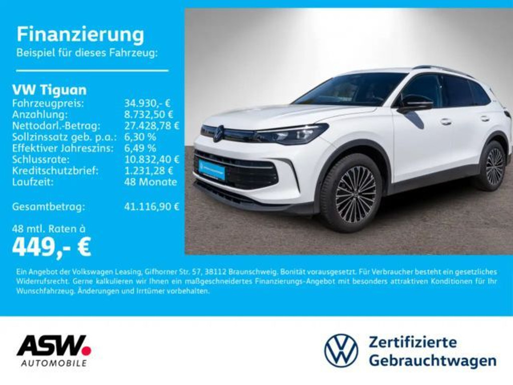 Volkswagen Tiguan DSG 1.5 TSI