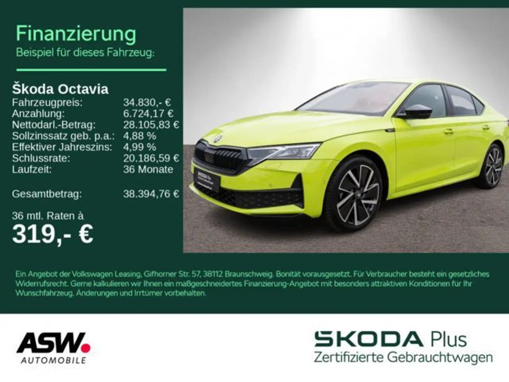 Skoda Octavia Sportline 2.0 TDI