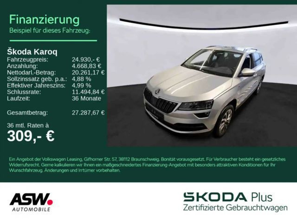 Skoda Karoq Clever 1.5 TSI