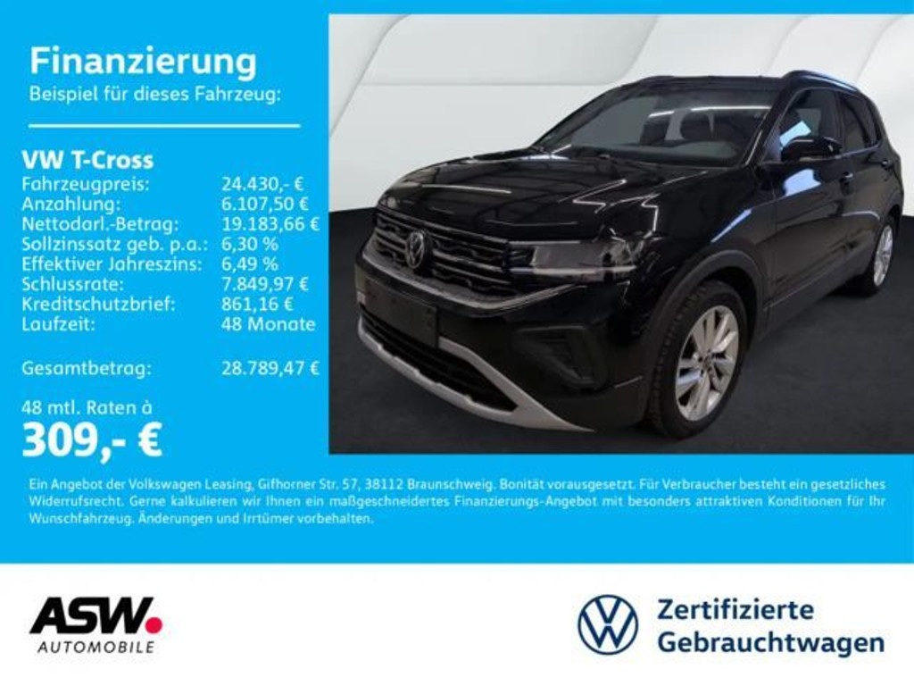 Volkswagen T-Cross DSG 1.0 TSI