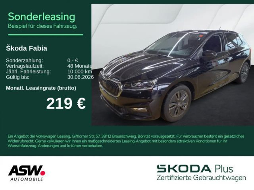 Skoda Fabia 1.0 TSI Tour
