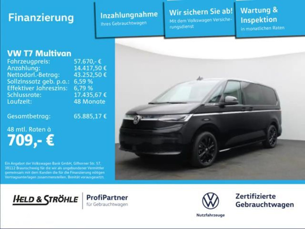 Volkswagen Multivan DSG Style 2.0 TDI Lang T7