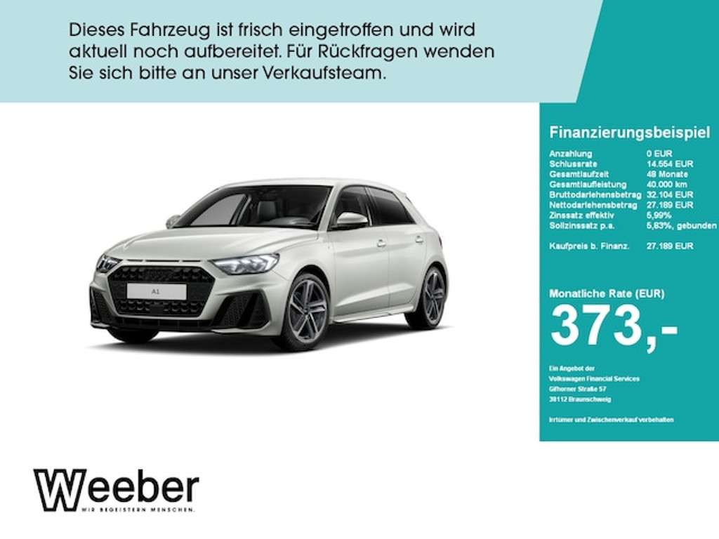 Audi A1 Sportback S-Line S-Tronic 25 TFSI