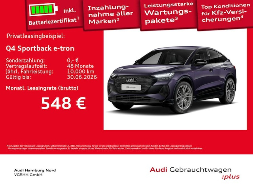 Audi Q4 e-tron Sportback Quattro