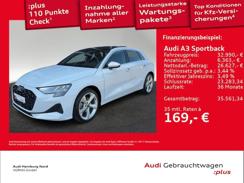 Audi A3 Sportback S-Tronic 30 TFSI